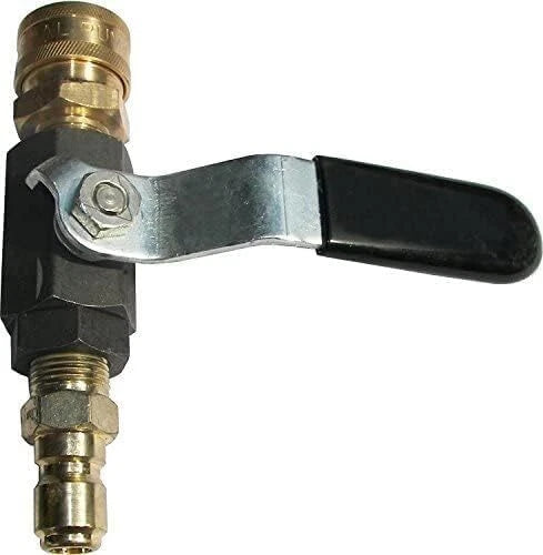 3/8" Carbon Steel Ball Valve Kit for Power Pressure Washers 3000-4000 PSI 4 GPM