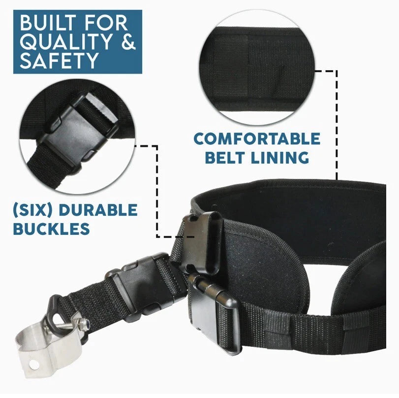 Pressure Washer Wand Belt, Telescoping Washer Support Harness with Sling Strap