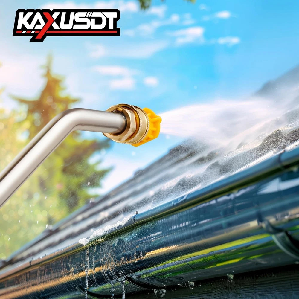5~24FT Telescoping Pressure Washer Wand 4000PSI with 3 Extension Wand Portable
