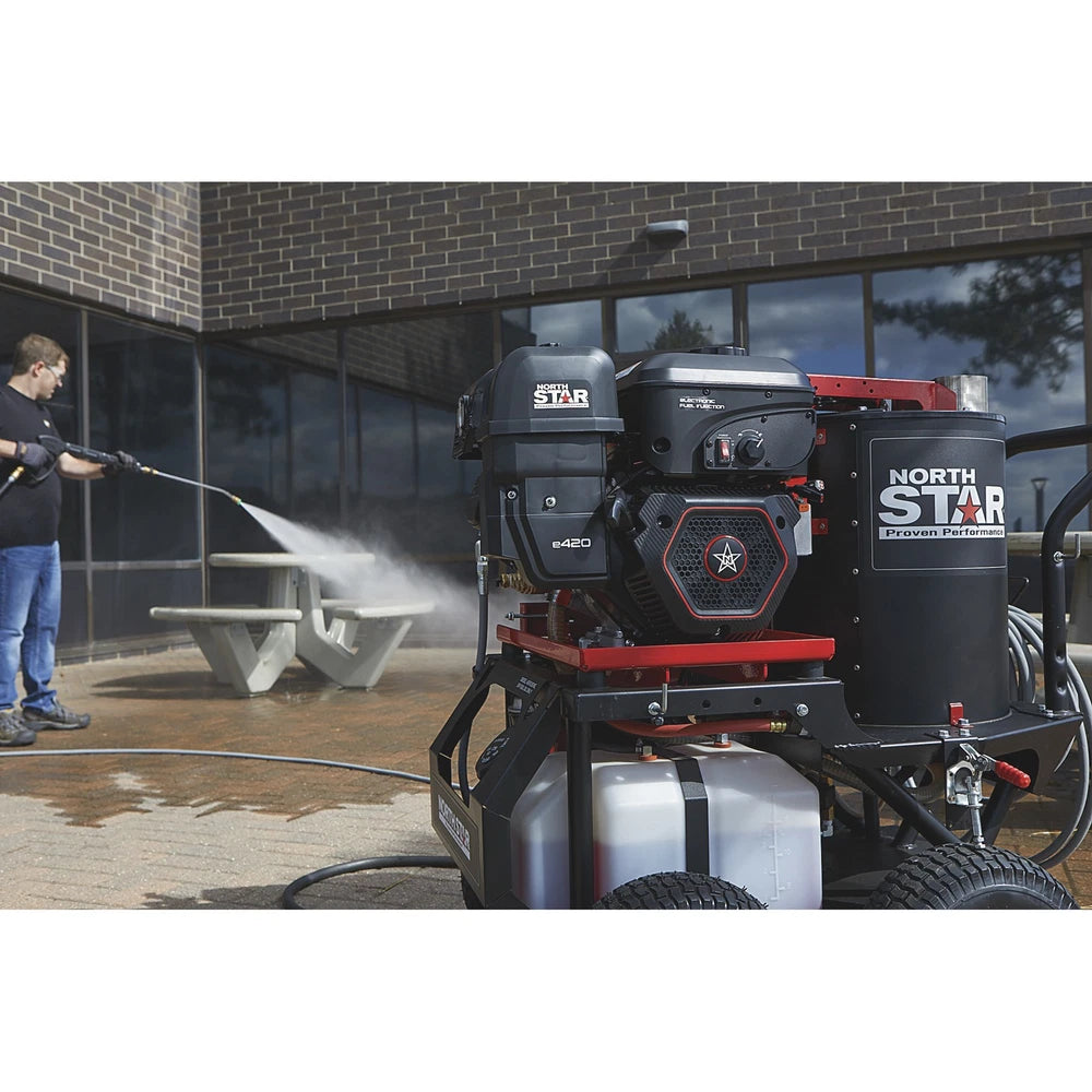 NorthStar Hot Water Pressure Washer with Wet Steam, 3000 PSI, 4 GPM, NorthStar