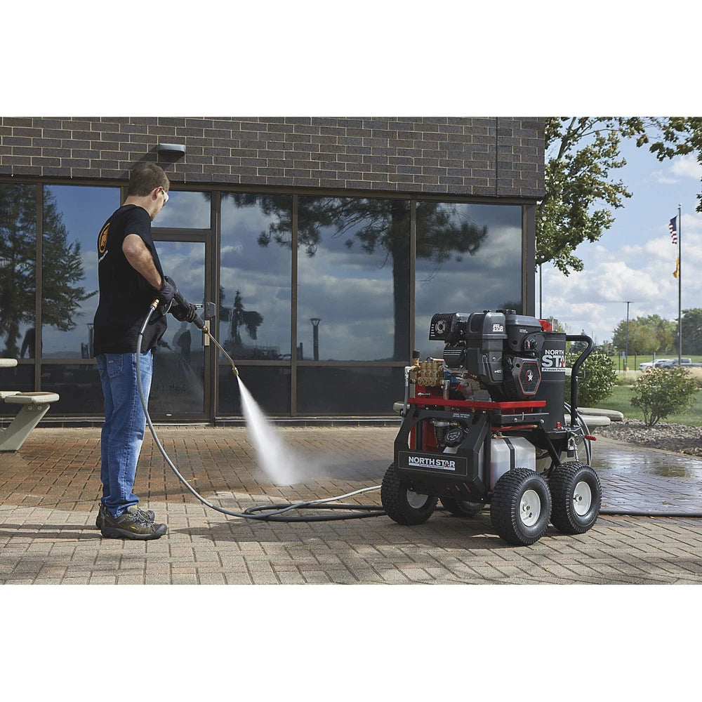 NorthStar Hot Water Pressure Washer with Wet Steam, 3000 PSI, 4 GPM, NorthStar