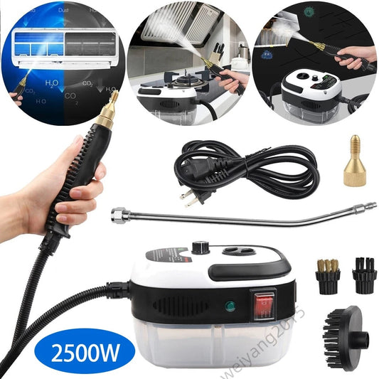 2500W High-Temperature Commercial Steam Vacuum Cleaner and High-Pressure Washer - US Model