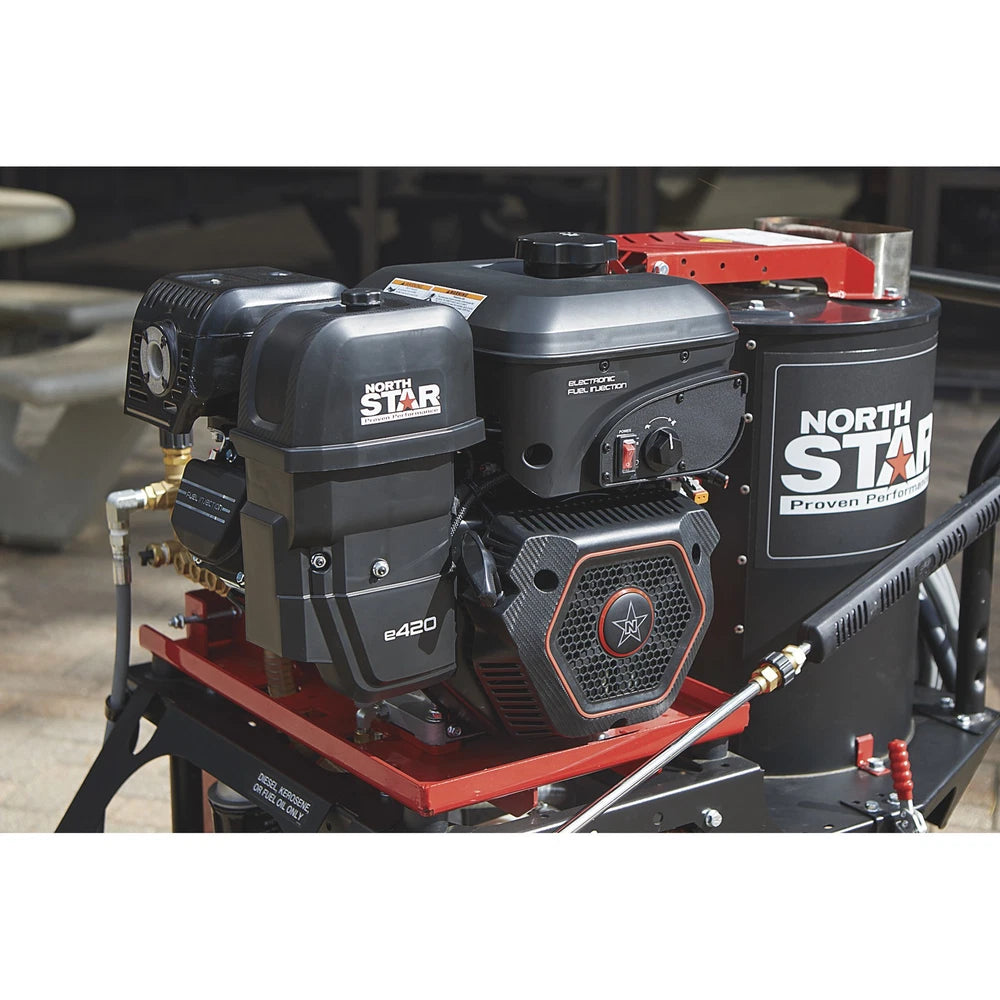 NorthStar Hot Water Pressure Washer with Wet Steam, 3000 PSI, 4 GPM, NorthStar