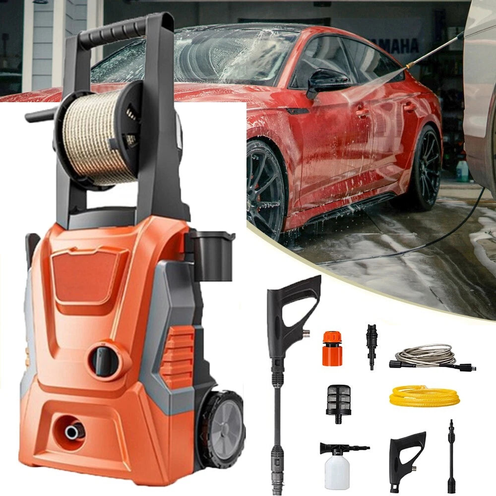 Portable 5000PSI Electric High Pressure Washer Smart Control Power Washer SET