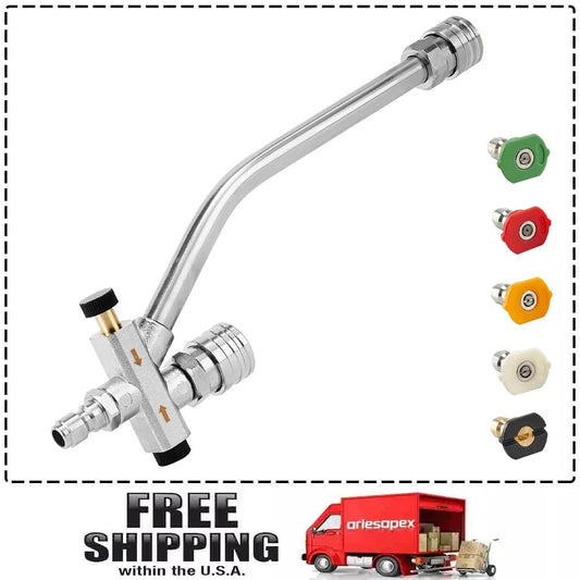 Foam Cannon Dual Connector Accessory Dual-Purpose Switch Spray Gun w/ Nozzles