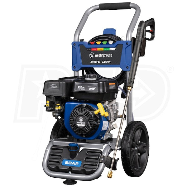 Westinghouse 3400 PSI (Gas - Cold Water) Pressure Washer